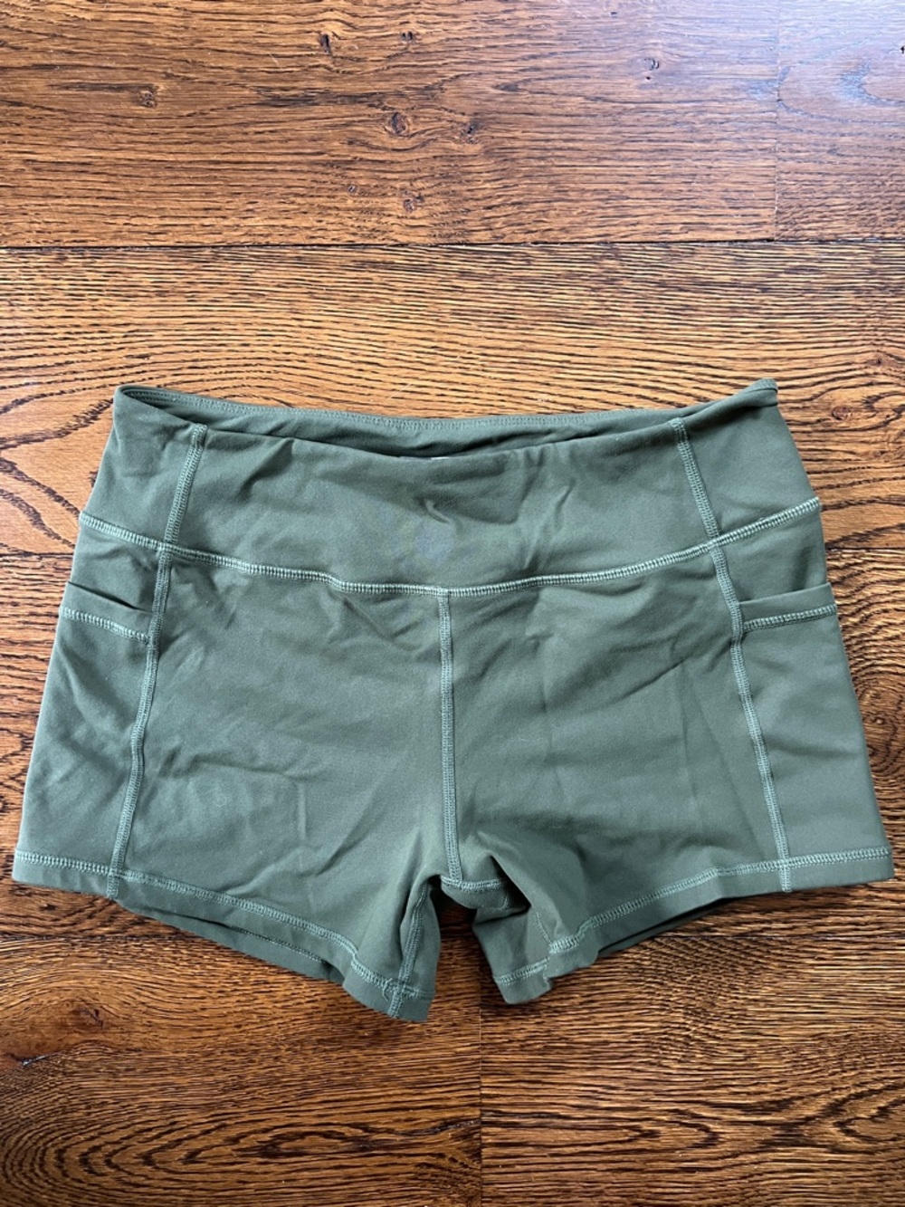 Born Primitive Olive Green Active Shorts